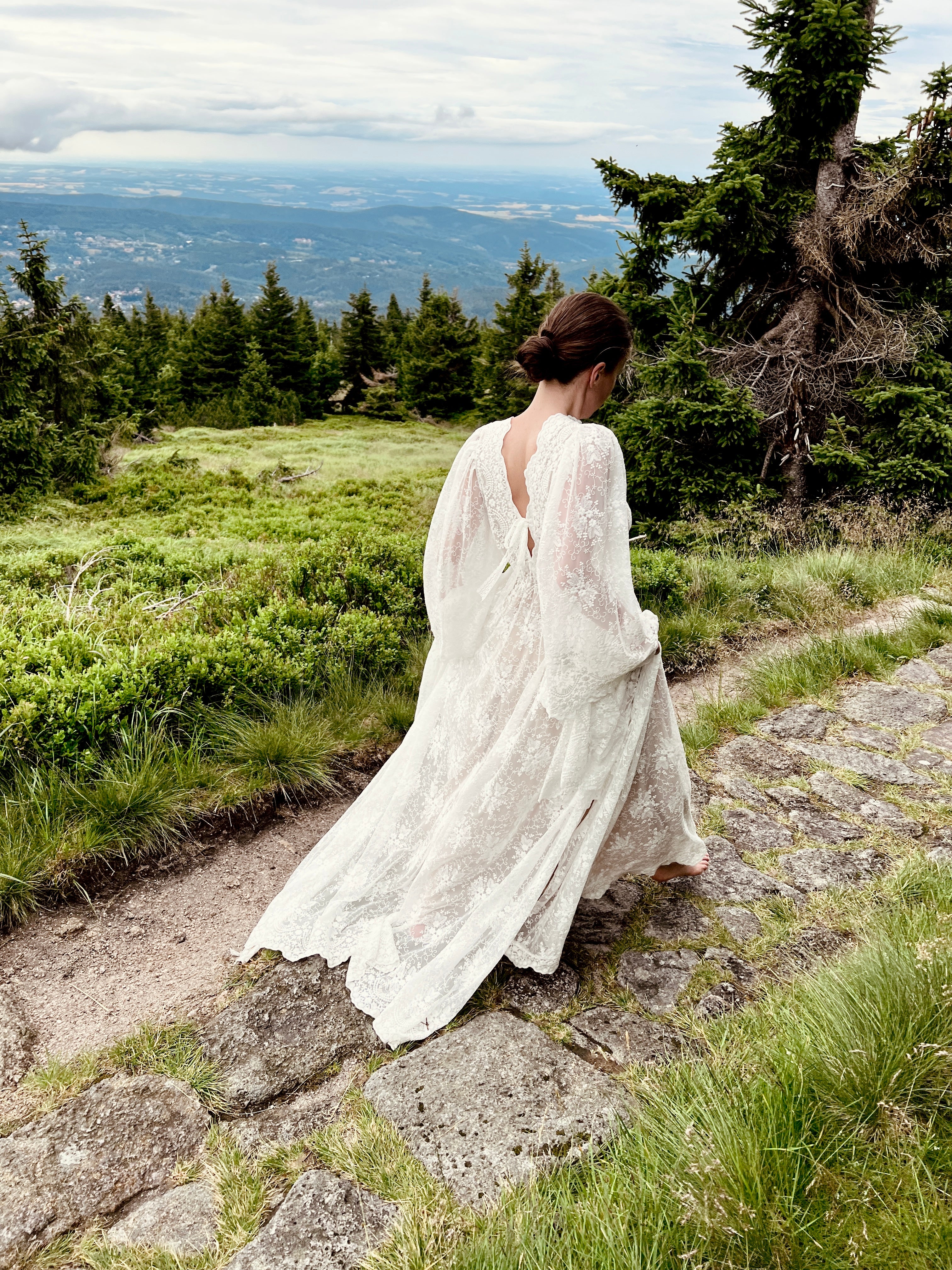 Cotton lace wedding dress lace boho dresses Cotton lace wedding dress lace boho dresses