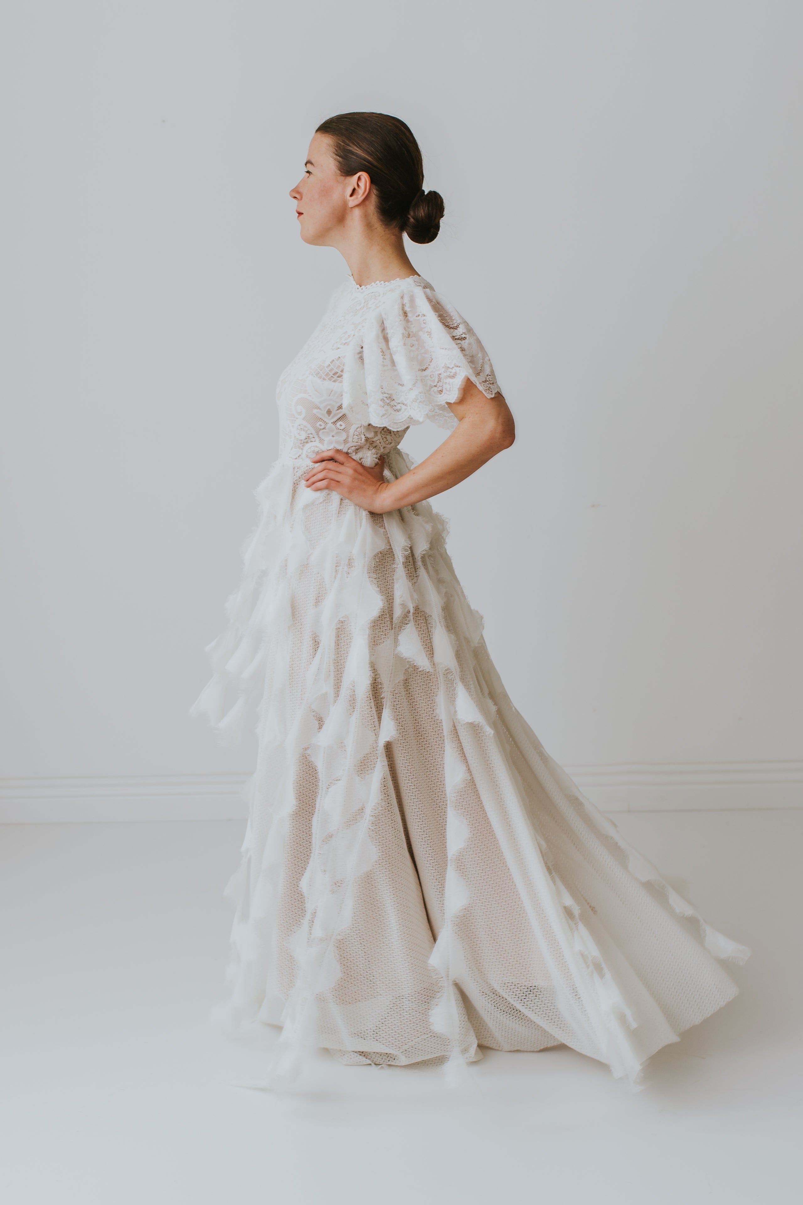 Feathers wedding dress lace boho dresses Feathers wedding dress lace boho dresses