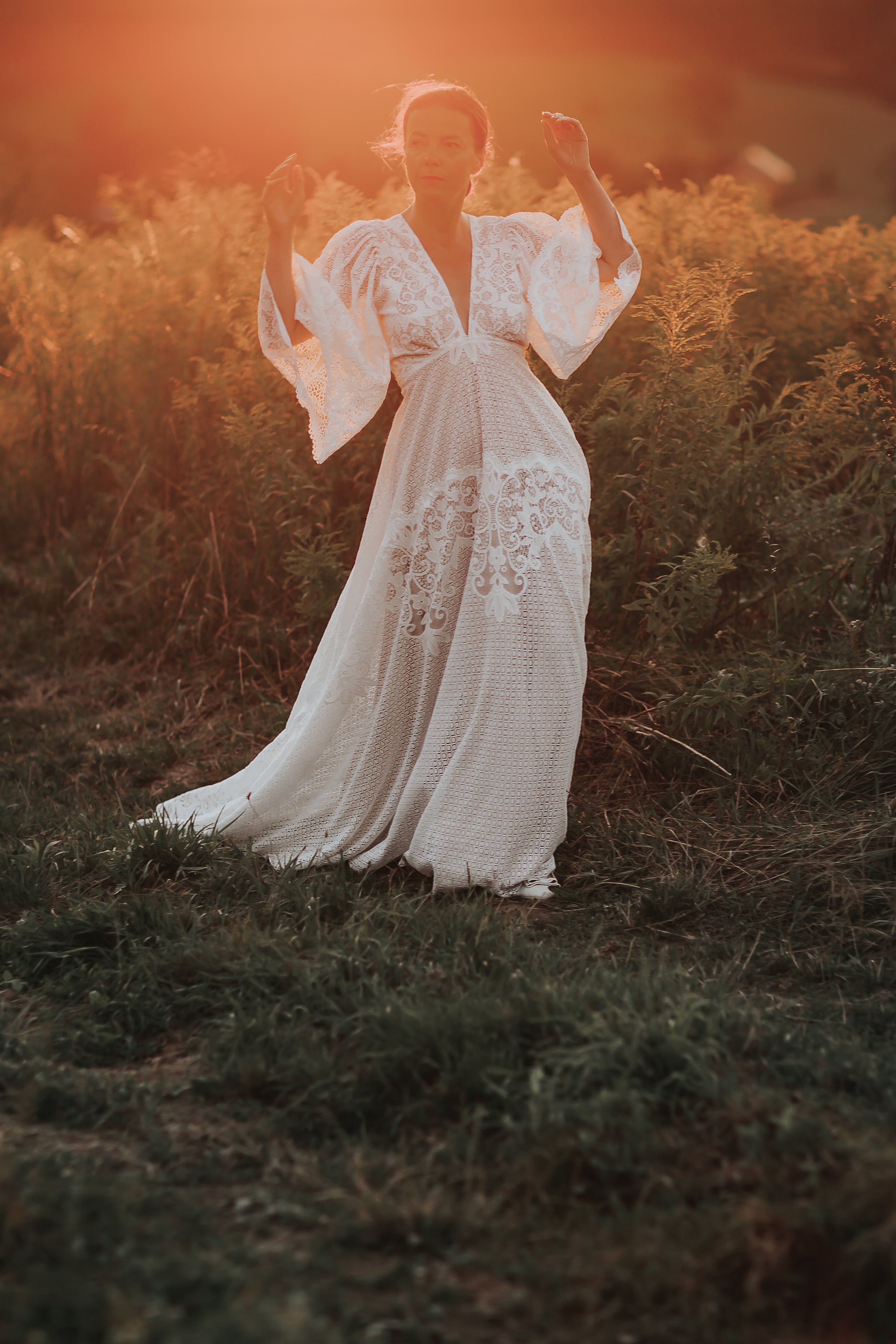 Camilla wedding dress – lace boho dresses