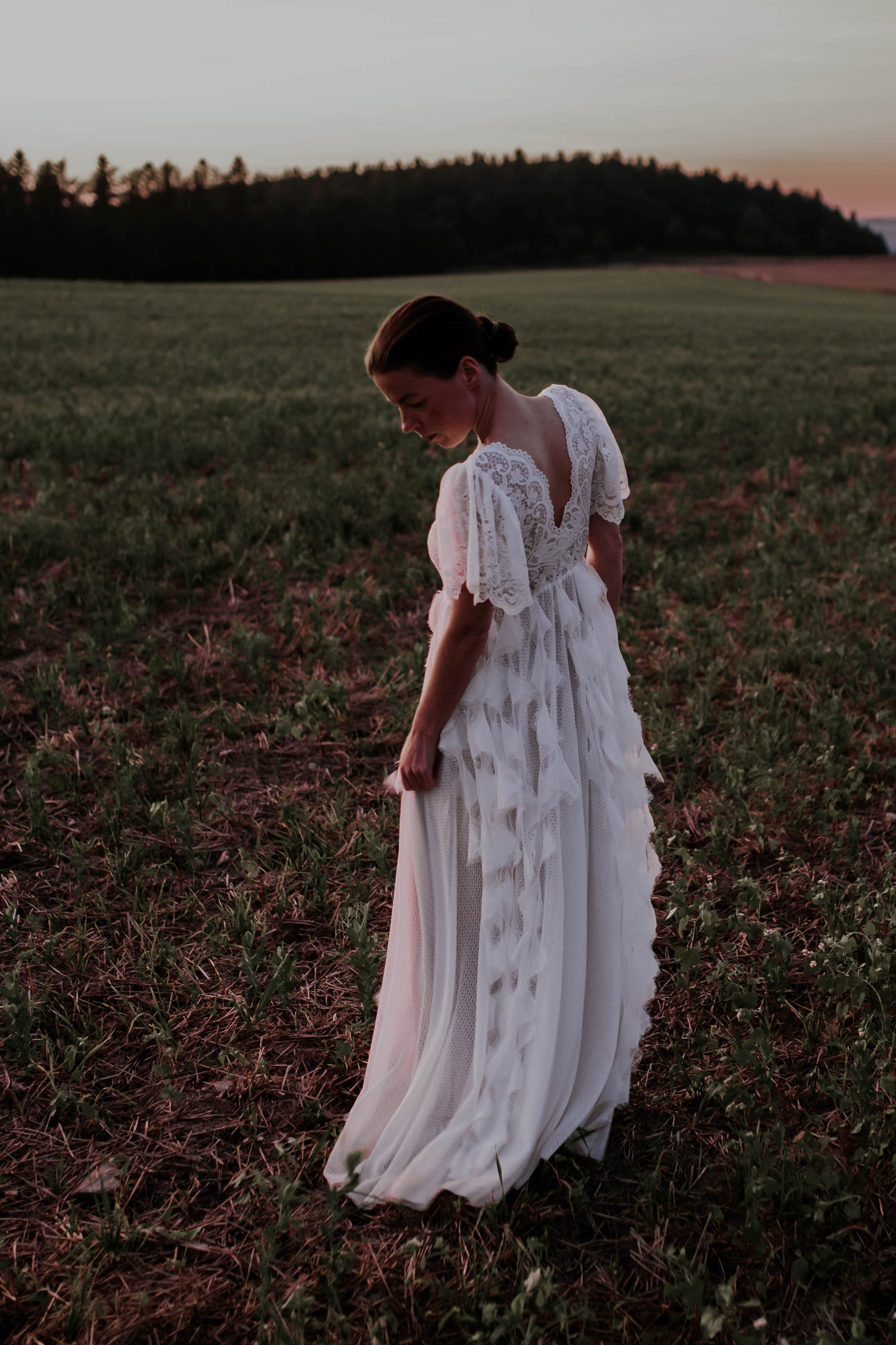 Feathers wedding dress – lace boho dresses Feathers wedding dress – lace boho dresses