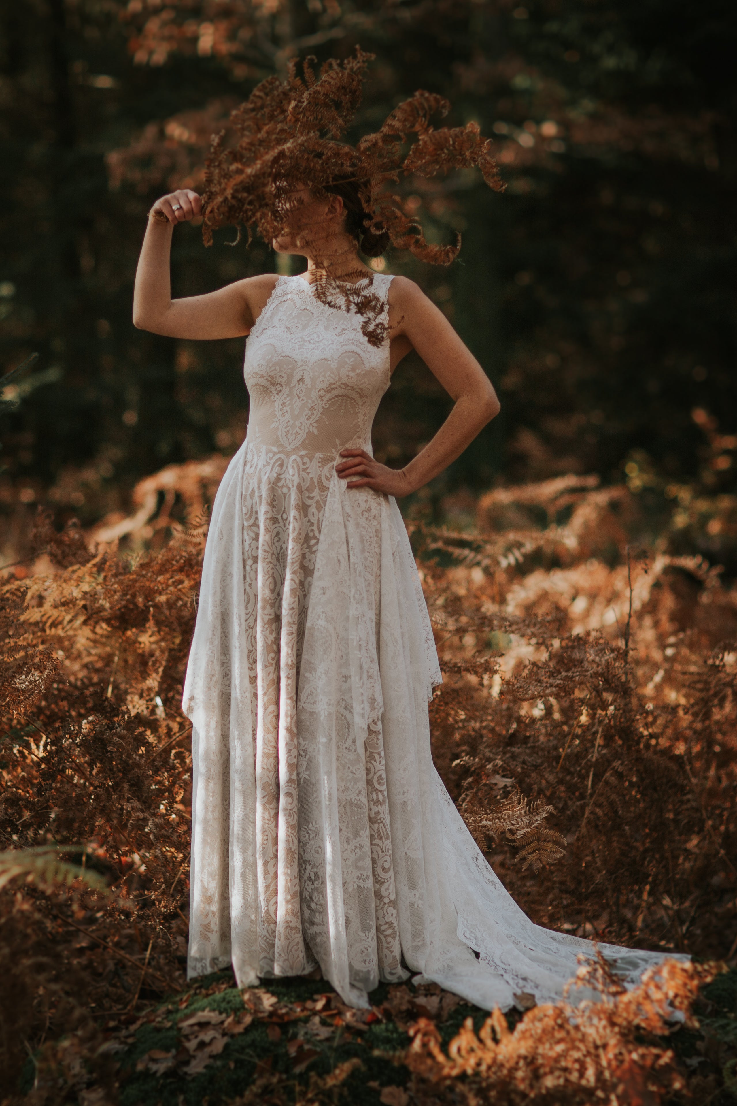 Gipsy wedding dress – lace boho dresses